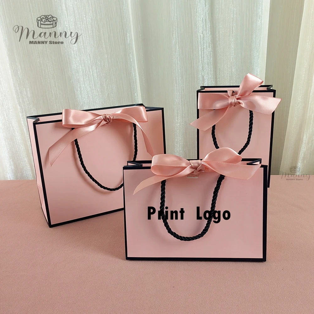 10 Pcs Custom Logo Gift Paper Package Bag For Small Business Wedding Favors Valentines Day Gifts Bag Personization Package Bags 8 S2ab3dde70da84a958f178d70baf08685H
