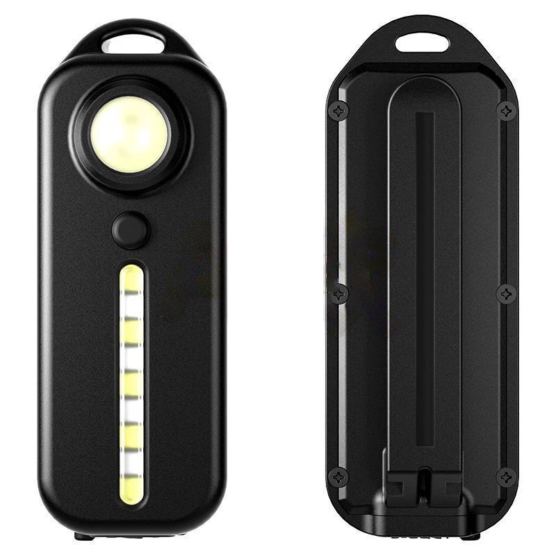 

Clip Red Blue Shoulder Police Flashlight USB Rechargeable Flashlights Warning Safety Bike Warning Light Police Led