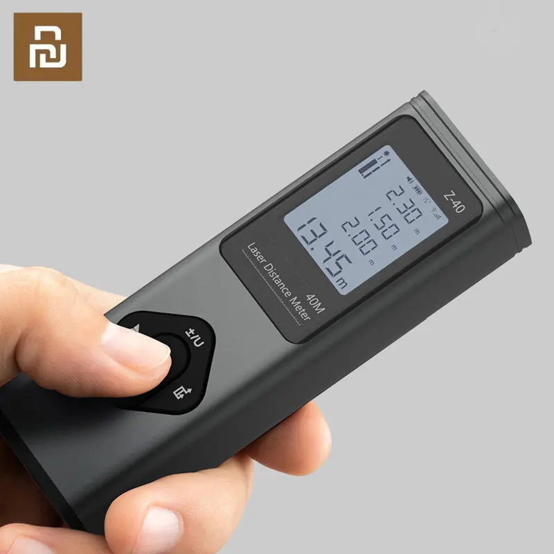 

Youpin RONGUAN 40-meter Digital Laser Rangefinder Distance Indoor Meter Measure Mini Tools Laser Casting Instrument Angle Meter