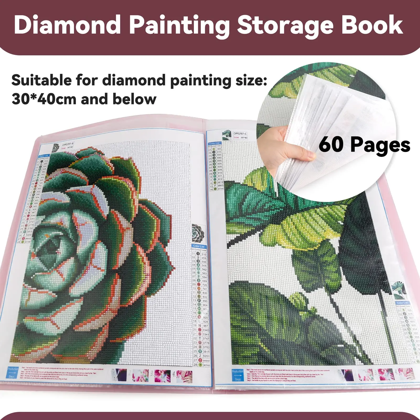 Diamond Painting Storage Presentation Book