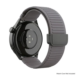 Silicone Magnetic Band - Versatile 20mm 22mm Loop Strap Bracelet - 22mm Universal Band (Ta)