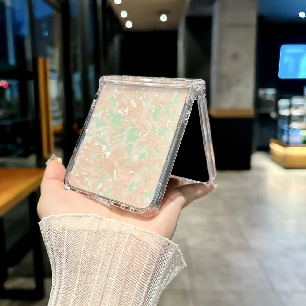 Luxury Aurora Laser Shell Pattern Shockproof Case
