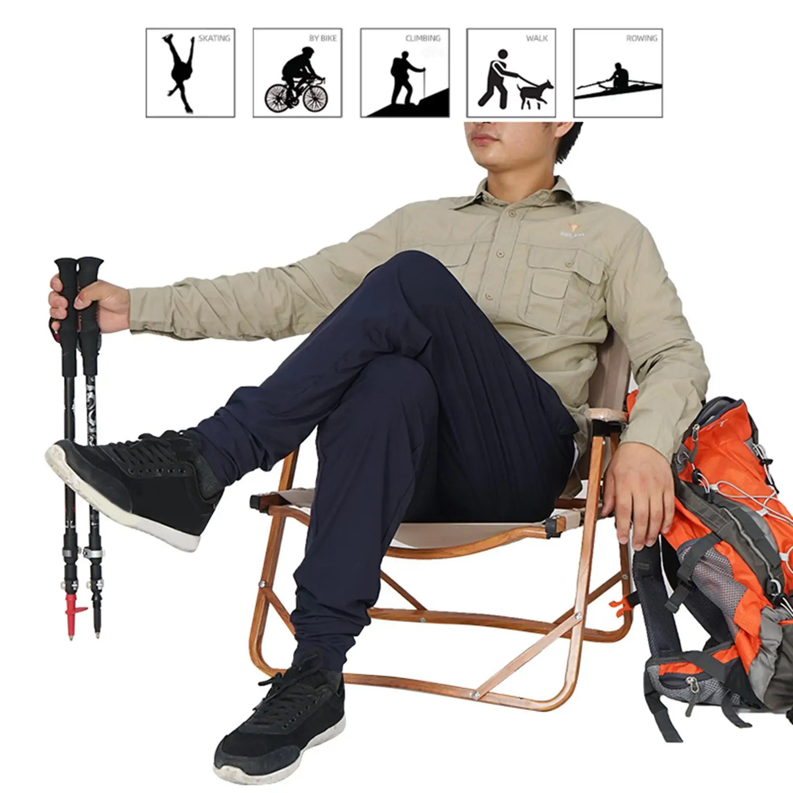 남성용 포켓 러닝 팬츠, 운동, 헬스, 하이킹용 스웨트팬츠