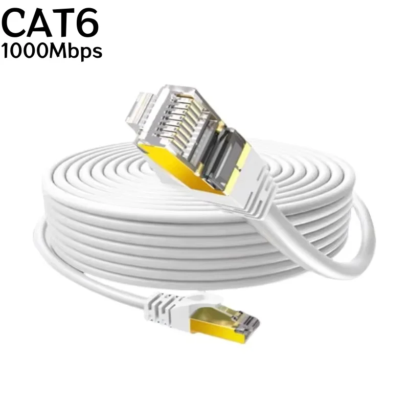 0.5/1/2/3/5/10/15/20/25/30/50M CAT6 Ethernet Kablosu Ağ Kablosu Patch Kablosu Siyah RJ45 PC Dizüstü Bilgisayar Modem Router TV'ler Ofis için