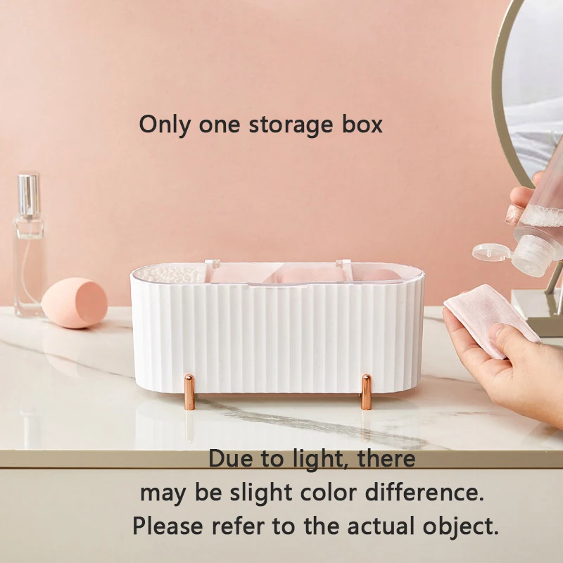 1 قطعة ثلاثة شبكة صندوق تخزين مستحضرات التجميل شفا...