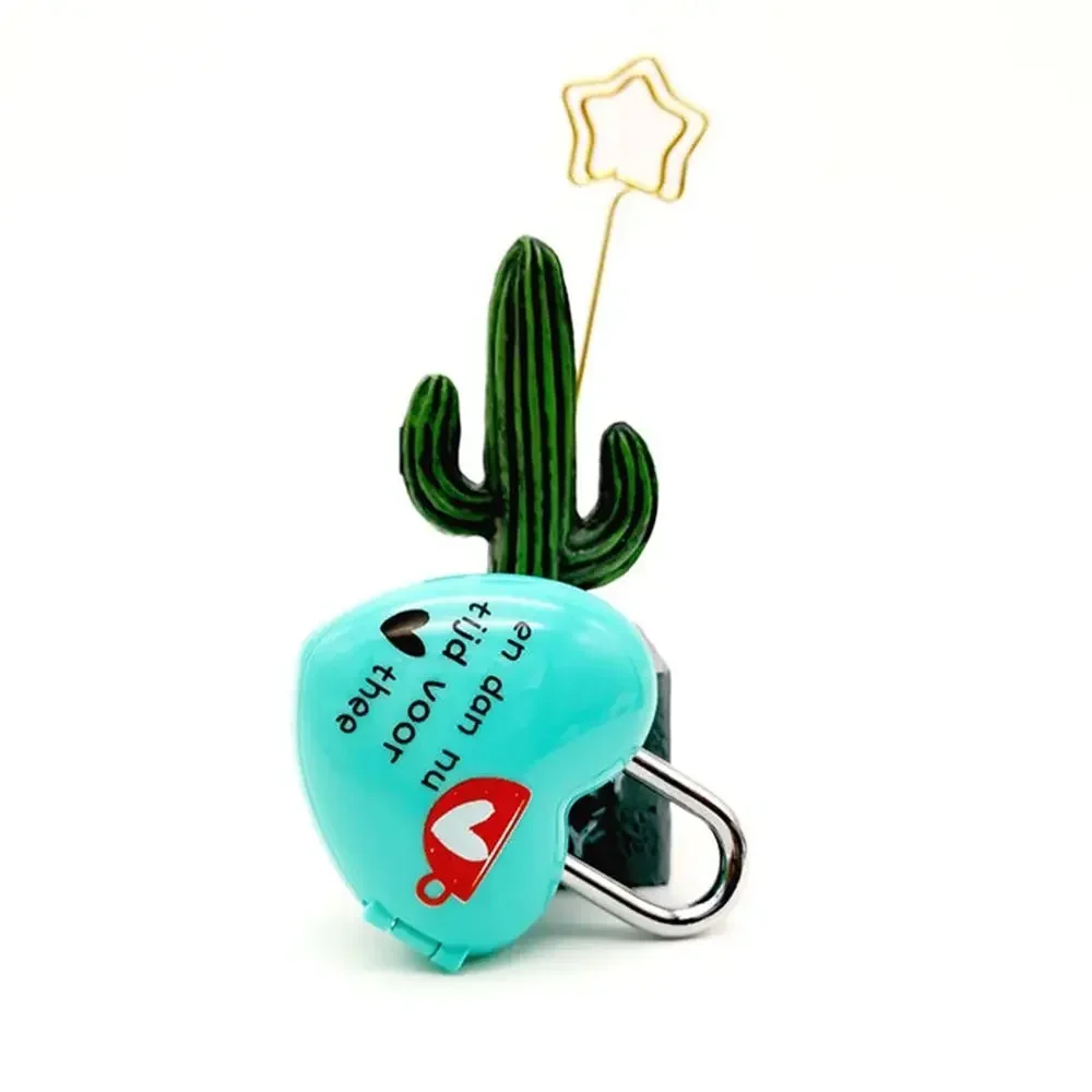 Travel Mini Dial Digits Heart Shaped Lock Code Number Password Combination Padlock Love Luggage Suitcase Metal Safety Lock
