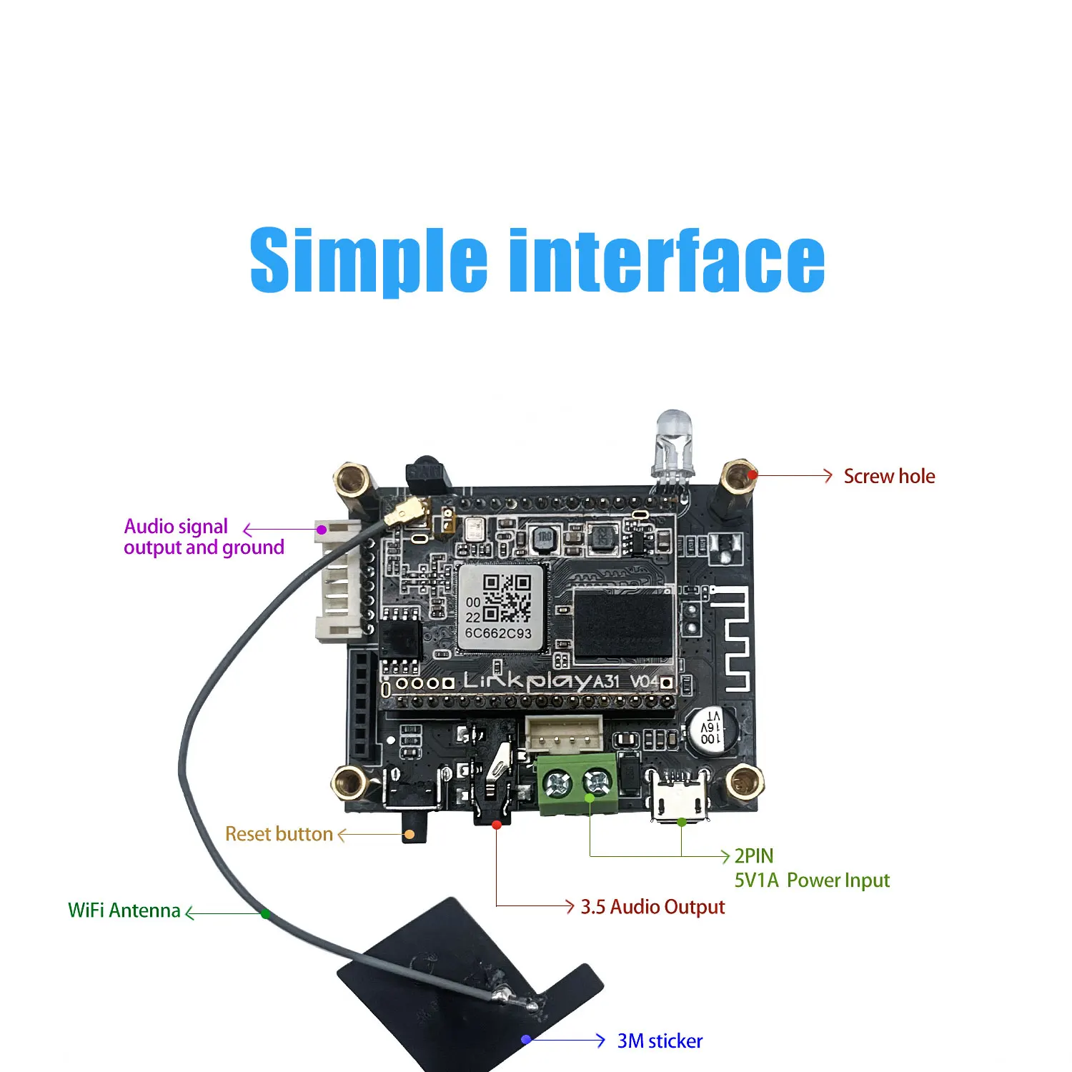 D10 DIY 무선 WiFi 블루투스 수신기 ? 멀티룸 스트리머 보드