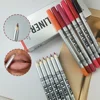 12 pcs Long-Lasting Lipstick Set with Professional Lip Liner Pencil and Matte Lip Gloss for Women Valentine's Day Gifts 5