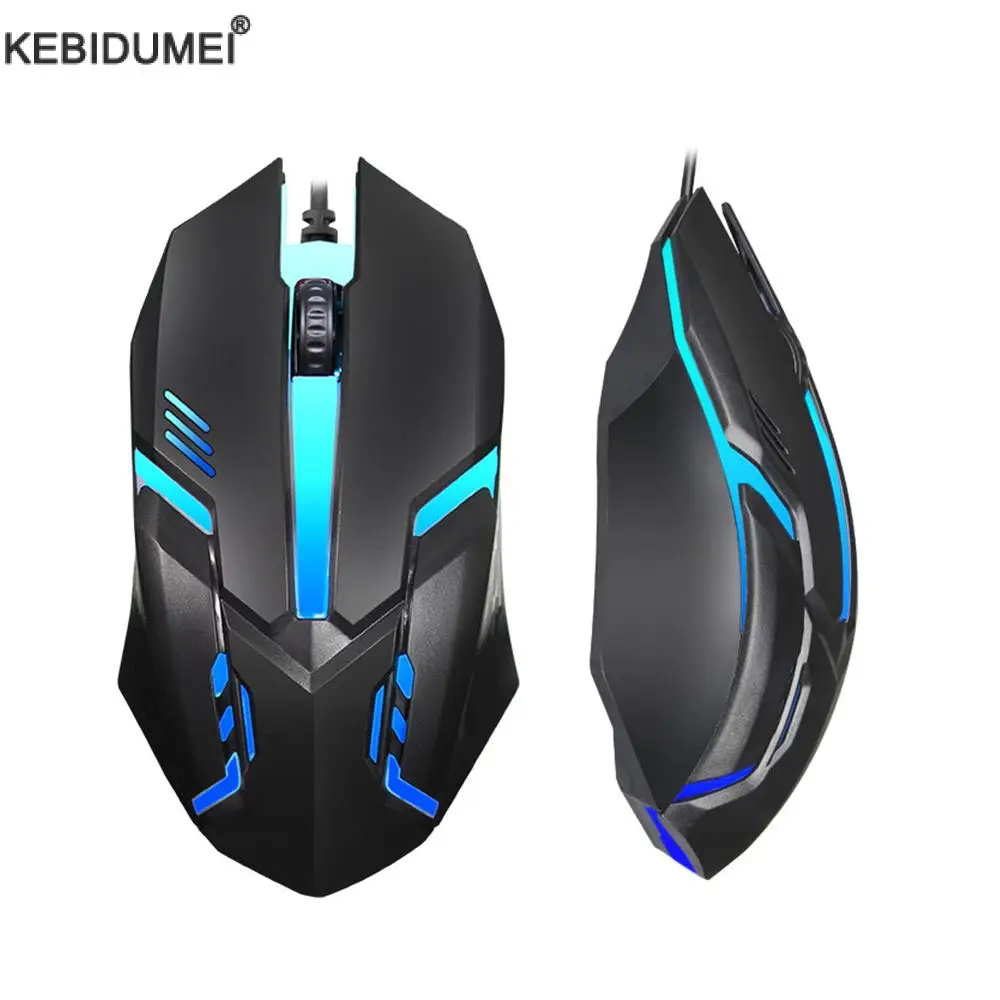 Ergonomic Wired Gaming Mouse com Retroiluminação Led Colorido Negócios Computador Laptop pc 5500 Dpi