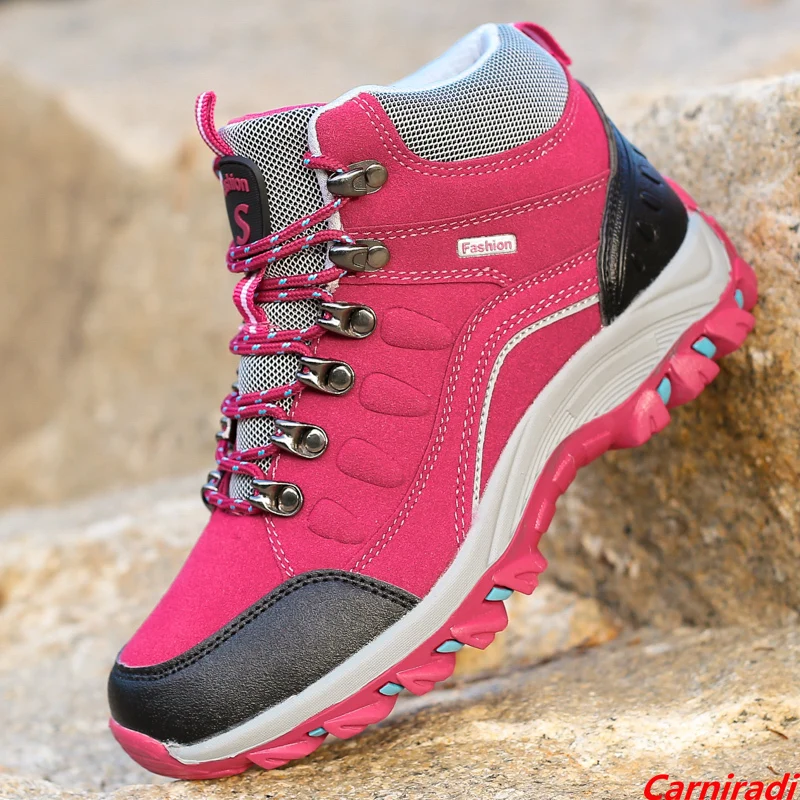 Unisex Breathable Hiking Shoes Men Outdoor Hiking Boots Women High Top