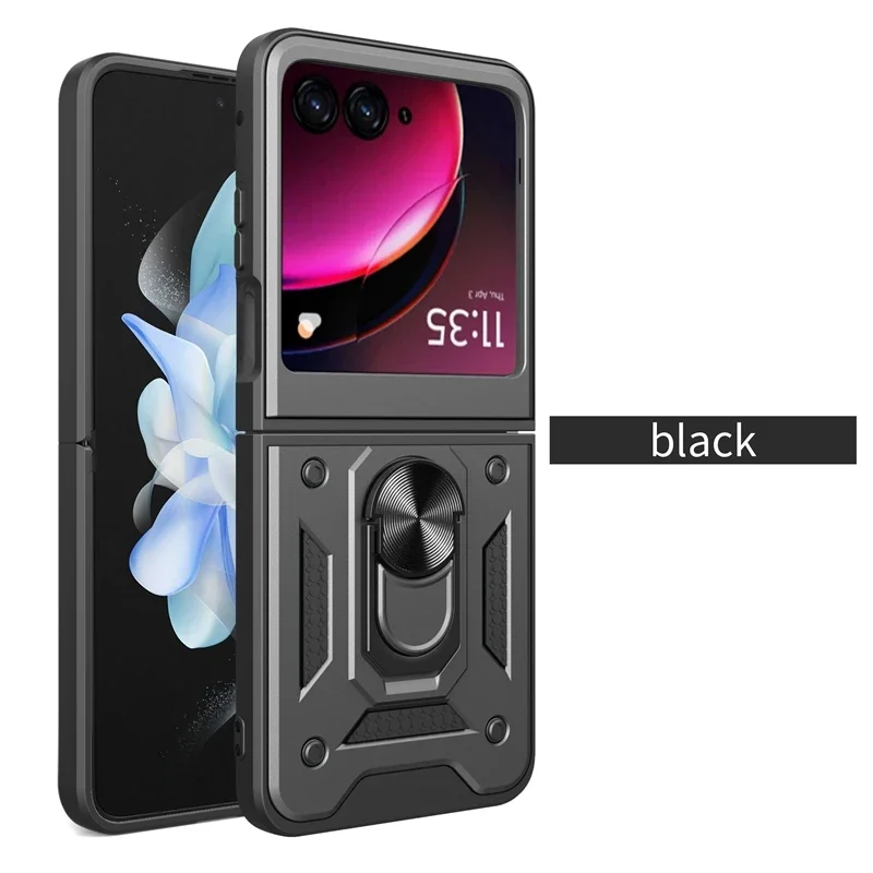 Armor Shockproof Case with Ring Magnetic Holder - Durable Protective Cover
