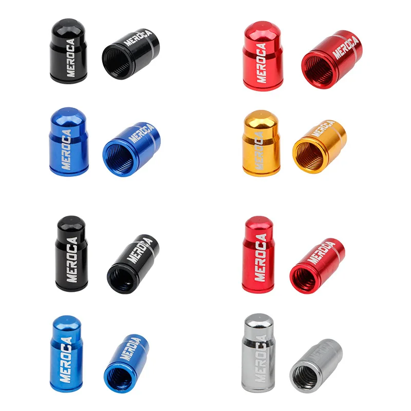 Durable Aluminum Alloy Bicycle Tire Valve Dust Caps