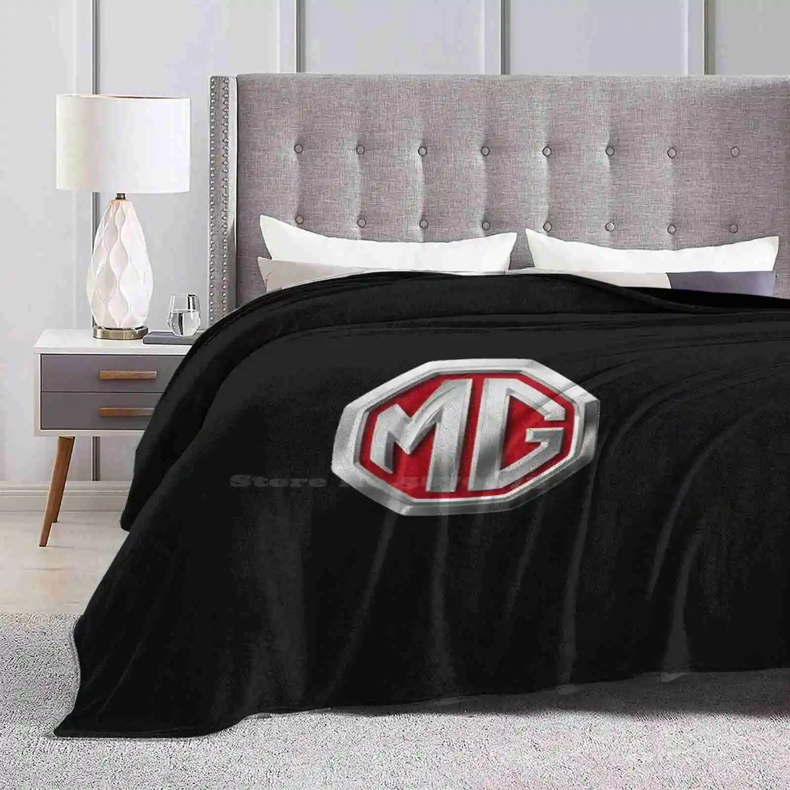 Mg Logo Brand Fashion Soft Warm Throw Coperta Mgb Mgf Mgtf Mg6 Mg3 Morris Gargages Auto Sportive Auto Classiche Cicatrici Sportive Britanniche