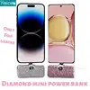Xilecaly Mini Power Bank Shiny Diamond Fashion High Quality 5000mAh Portable Charger Mobile Power Bank Power Banks Fast Charging 3