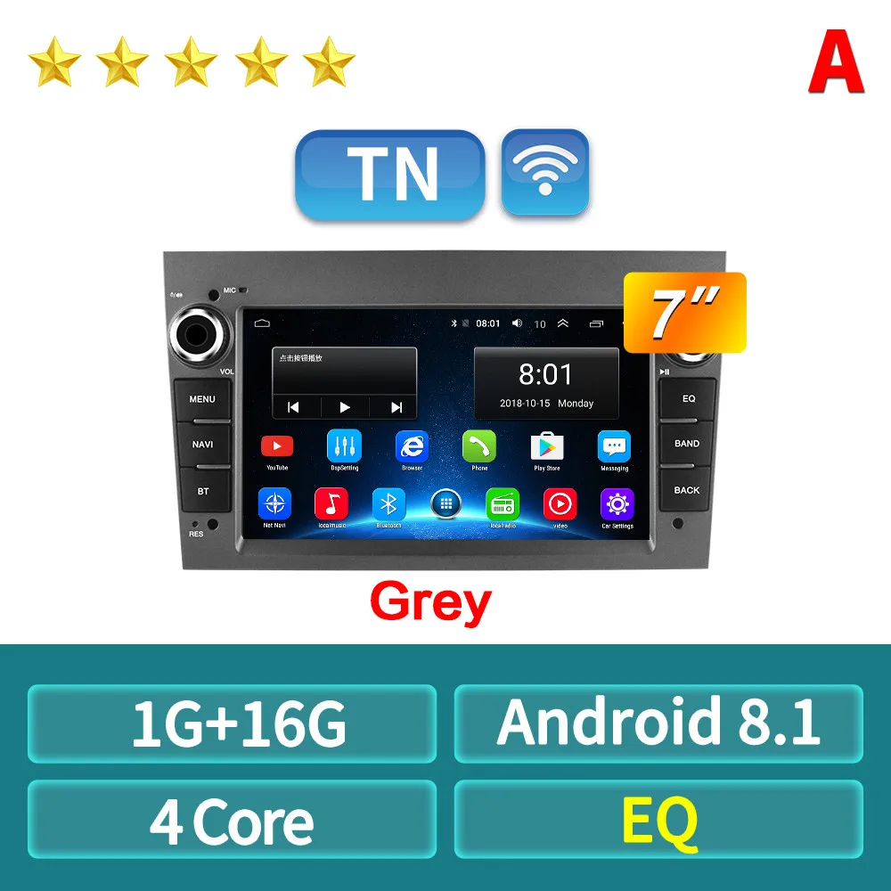 4G Android Car Radio Multimedia Video Player For Opel Astra Antara Vectra Corsa Zafira Meriva vivara Vivaro Navigation GPS 2din car movie player