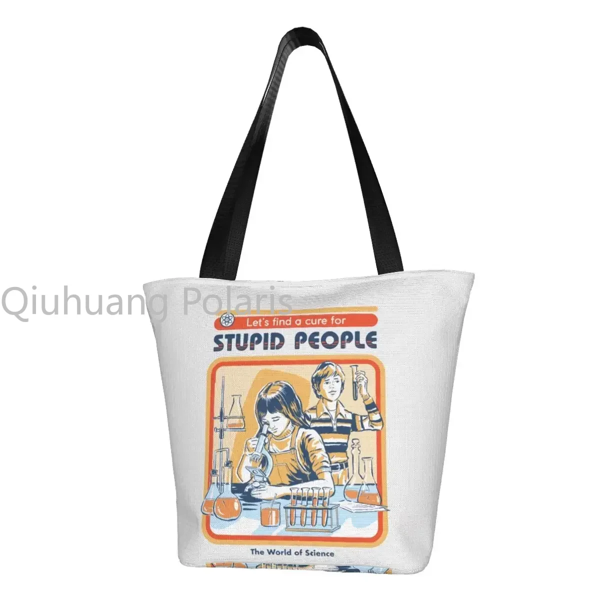 

Сумка для покупок с иллюстрациями глупых людей 70-х годов, винтажные сумочки для шуток, женская дизайнерская сумка-тоут, тканевая сумка на плечо Y2k для колледжа