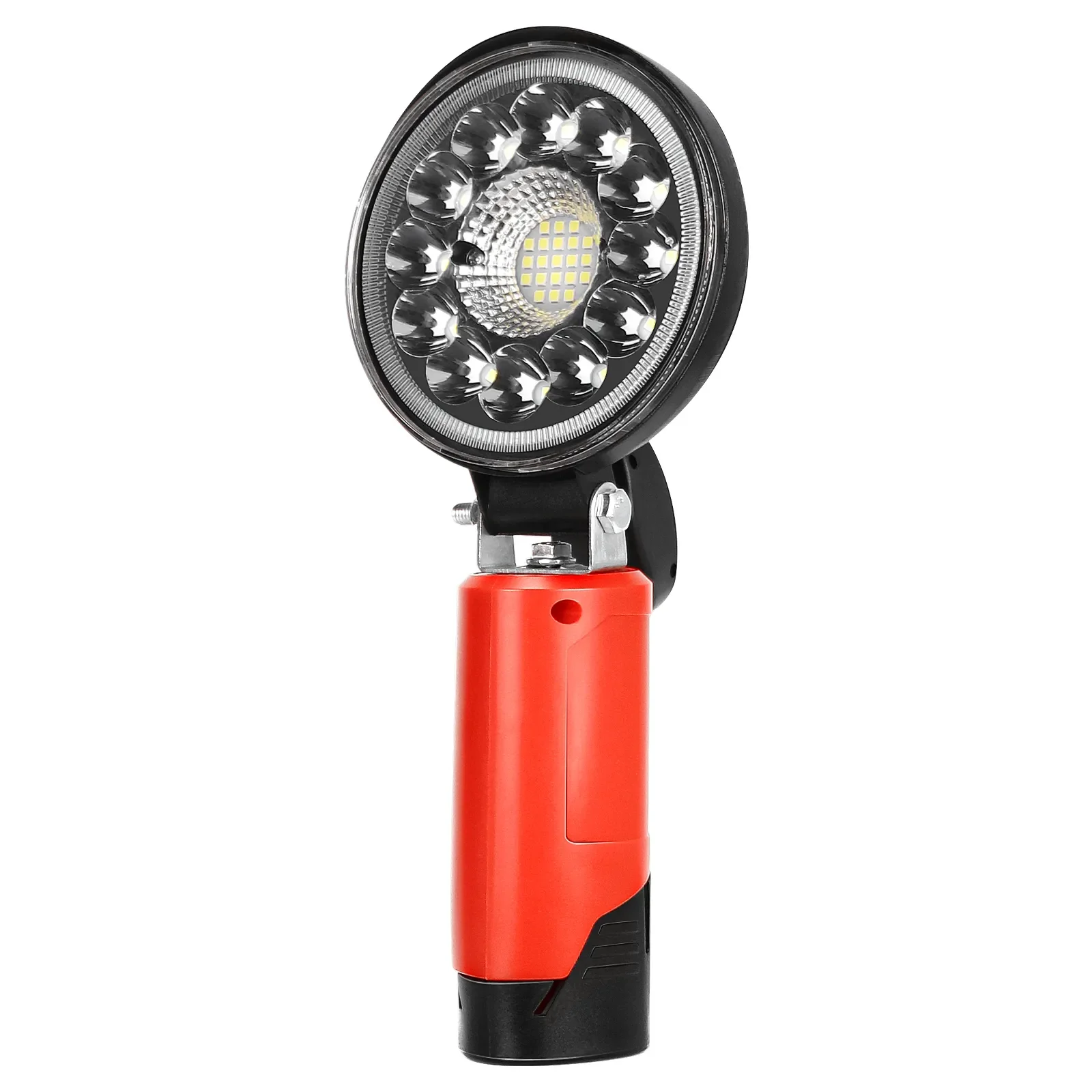 

27W 6000LM LED Work Light Spotlight Portable Outdoor Camping Electric Torch Flashlight for Milwaukee 10.8V-12V Li-ion Battery