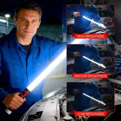 Multifunctional High - Power Bendable LED Light Strip Flashlight (White)