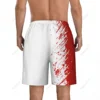 Men's Yezidi Flag Beach Pants Board Shorts Surfing Boys Soccer Cycling Swimwear Running Polyester 2