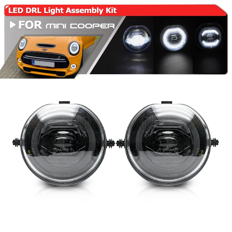 

Для кабриолета BMW Mini Cooper F57 S 2014-2018 F55 F56 2013-2018 F54 Clubman 2014-2018 3-в-1 светодиодные парковочные ДХО противотуманные фасветильник