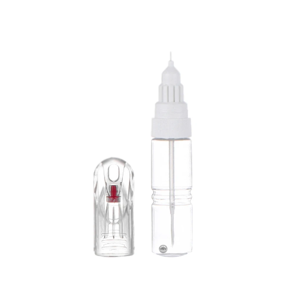 20ml 100pcs/lot (without printing) Kimcci Dotted Pen+Drawing Pen Nail Art Tools 2 IN 1 Needle Brush Dual-use  Empty Bottle 6