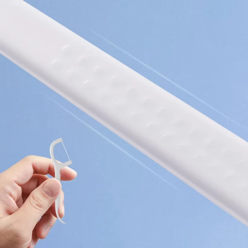 100/300/500 PCS Floss Family Pack Ultra-fine Toothpick Disposable Flat Floss Portable Portable Flossing Double Head Use