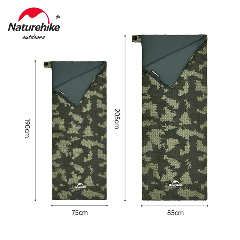 Naturehike LW180 Sleeping Bag Summer Camping Ultralight Sleeping Bag Splicable 2 In 1 Outdoor Cotton Hiking Travel sleeping sleeping bag survival sleeping bag
