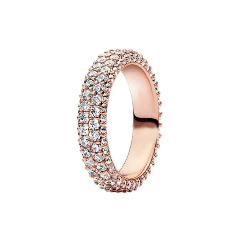 Women's 925 sterling silver fashionable charm classic ring DIY New Year Christmas gift for girlfriends silver rings silver ring