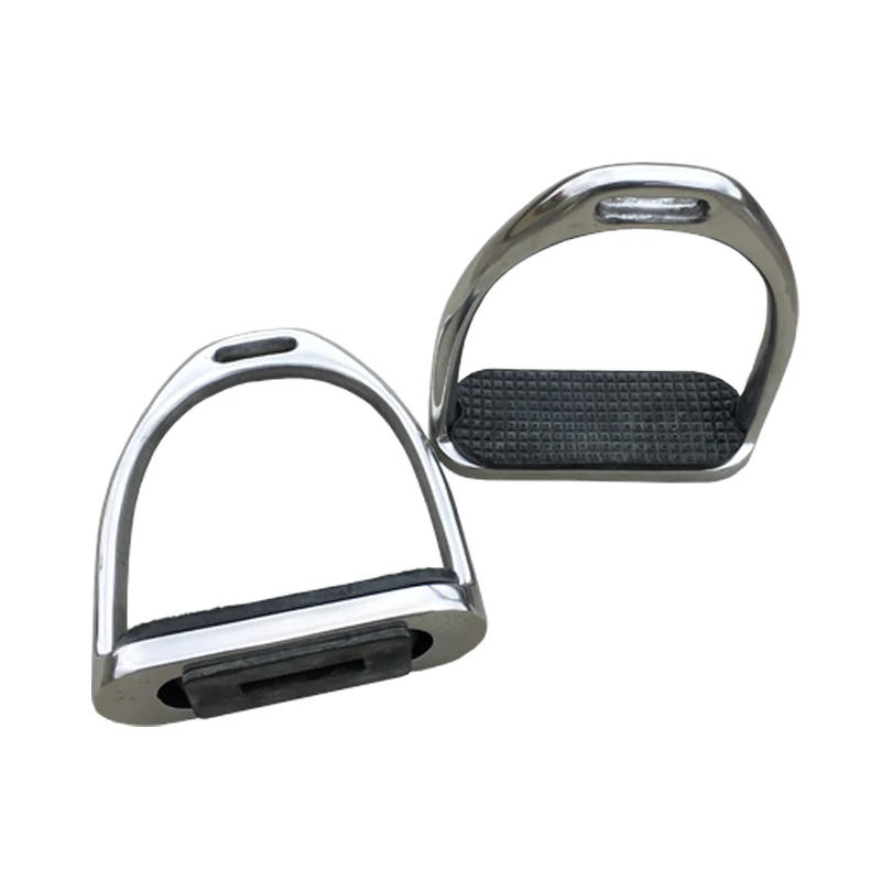 Aluminum Fillis Stirrups Light Weight Strong Safety Horse Products Stirrups Rubber Pad12cm