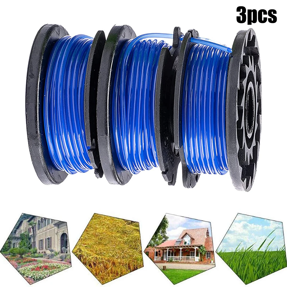 

3PCS Line Spool For Greenworks 24V Grass Trimmer G24LT25 G24LT G24LT28 G24LT30M Garden Grass Cutter String Trimmer Accessries