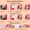 20pcs Dip Powder Nail Kit with 16 Brown Pink Colors Air Dry Dipping Powder and Dip Liquid Set for Nail Art Manicure 6