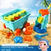 Children's beach toys, baby beach play, sand digging and earth digging tool set 2