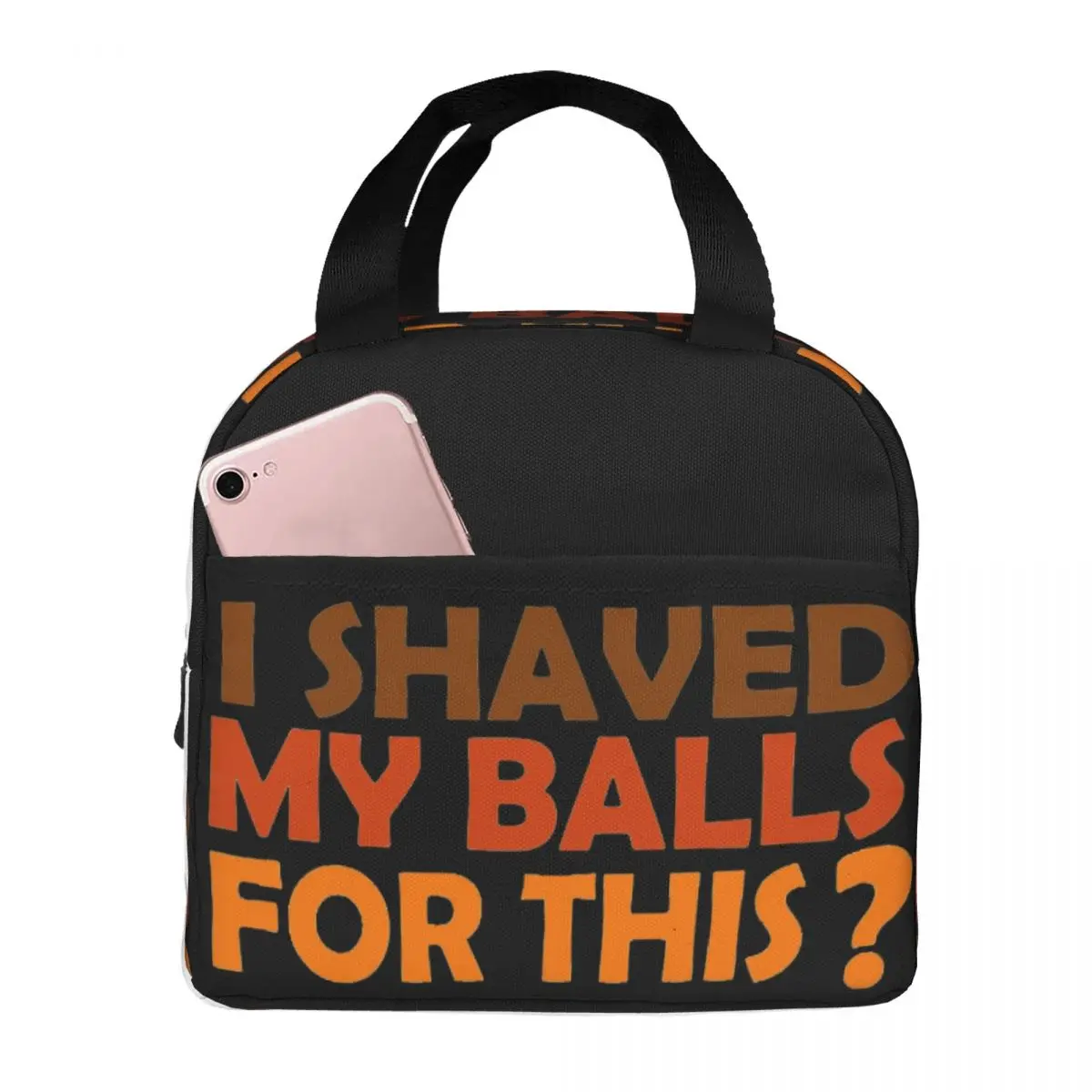 

I Shaved My Bush For This Lunch Bag Unisex Portable Cooler Insulated Lunch Box Food Bento Box