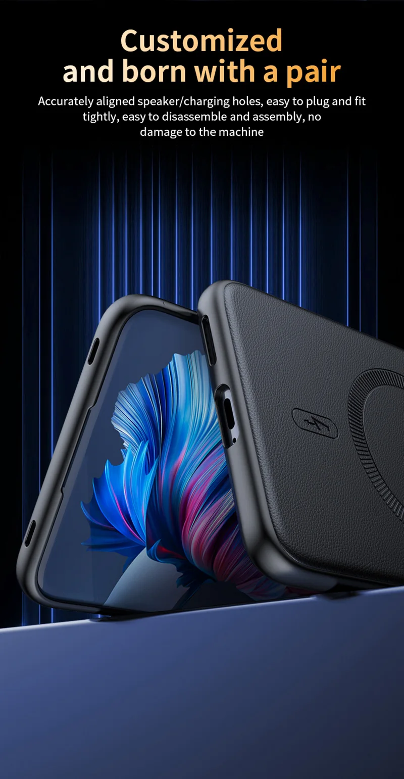 Für Redmi Note 15 4G Hülle Magnetisches Leder-Schutzcover für Redmi Note 15 4G Anti-Fingerabdruck Rutschfest PC+TPU – Detail 18