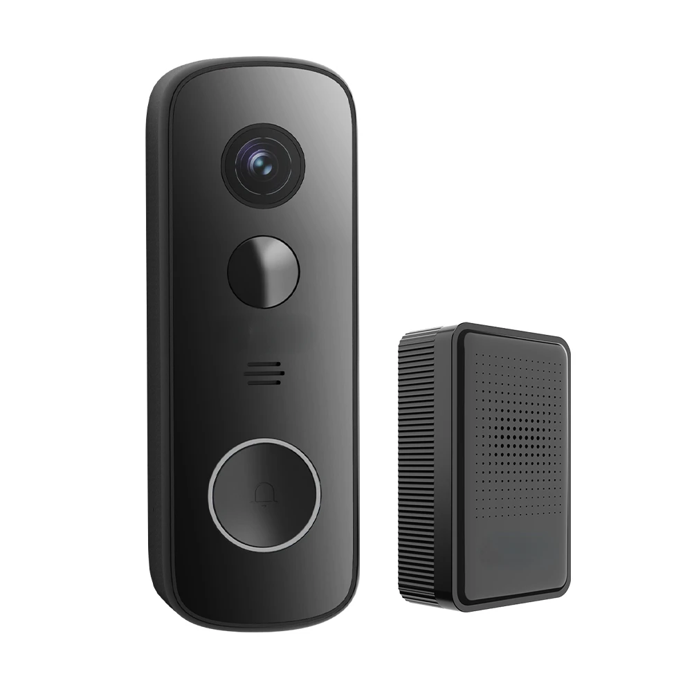 

Hd Battery-powered Wireless Video Doorbell With Chime Waterpoof Door Bell