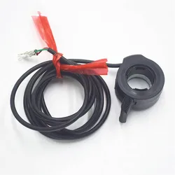 Electric Bike Thumb Throttle Accelerator Sensor - Finger Throttle Booster (Black)