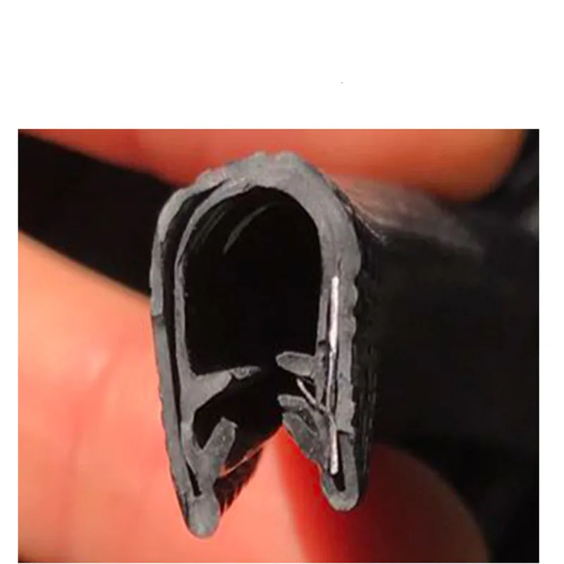 U Style Rubber Edge Trim Seal Protector Guard Pillar Strip w/ Metal Inside For Car Van Boat Truck Bonnet rubber seal strip sealing strip