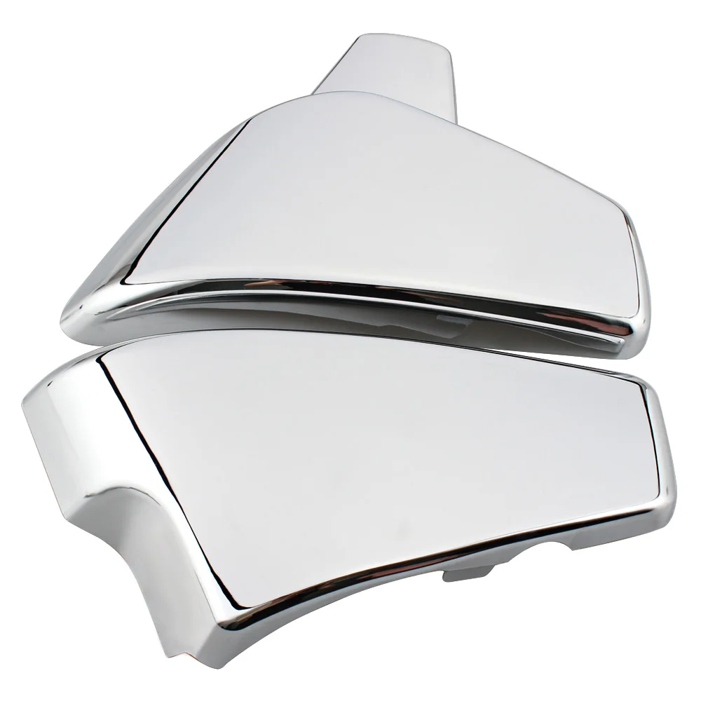 Motorcycle Accessory Left & Right Side Battery Side Fairing Cover Chrome Fit For Honda Shadow VT600C CD VLX 600 Deluxe 1999-2007