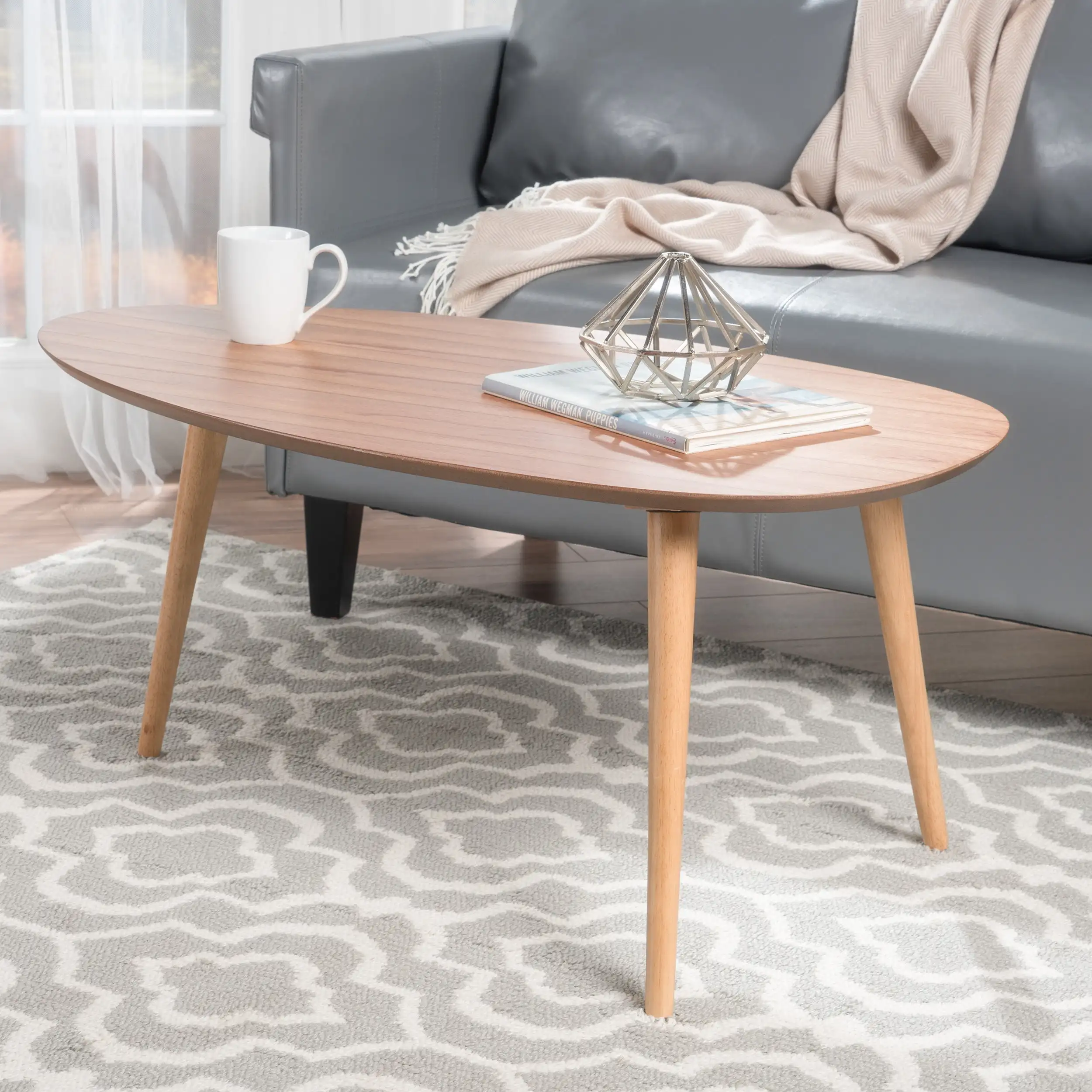 

Noble House Eaton Natural Wood Coffee Table