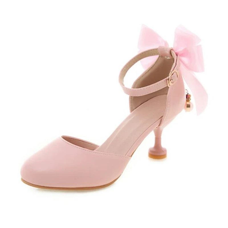 Children Girls High Heel Shoes For Kids Princess Sandals Fashion