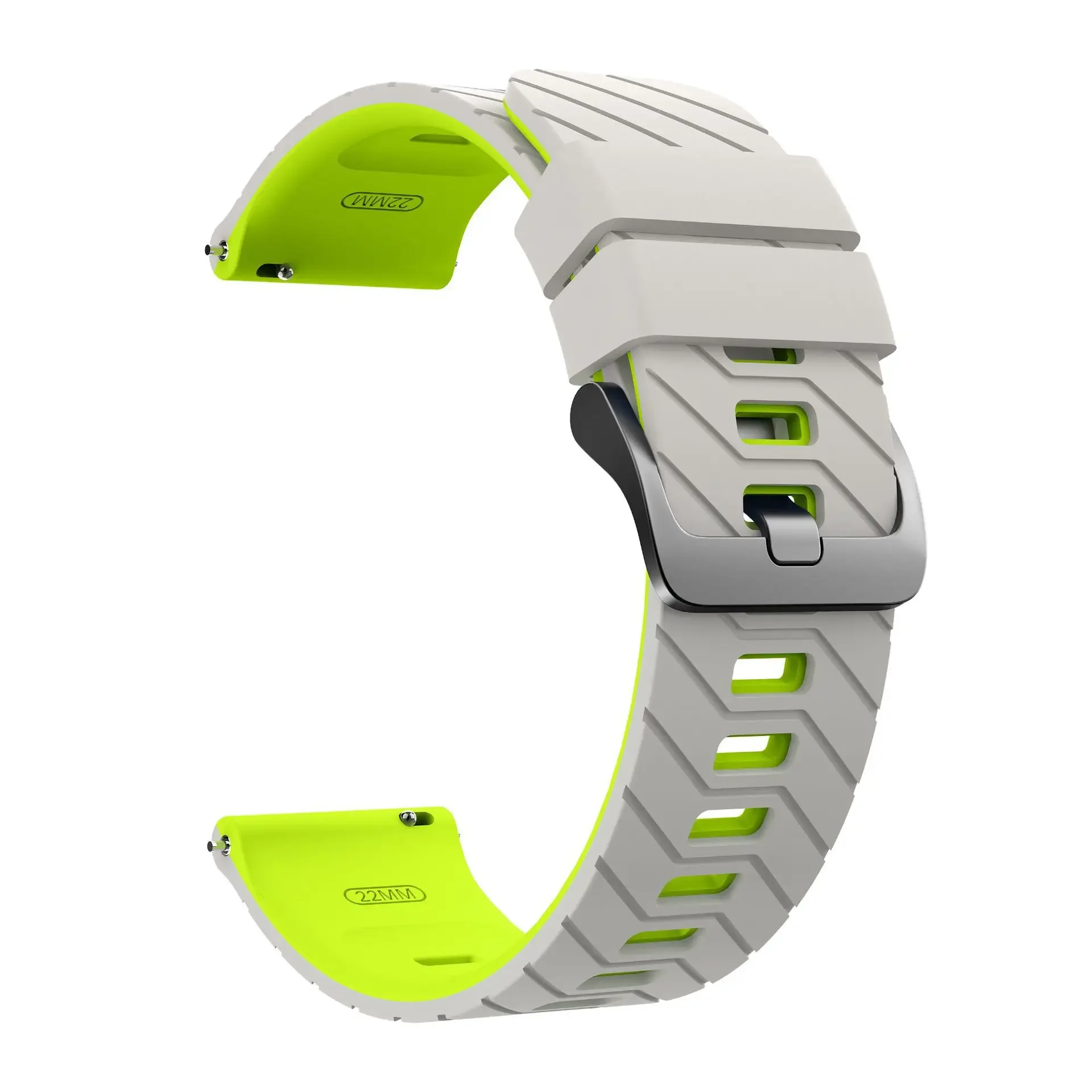 22mm Silicone Breathable Sports Watch Strap