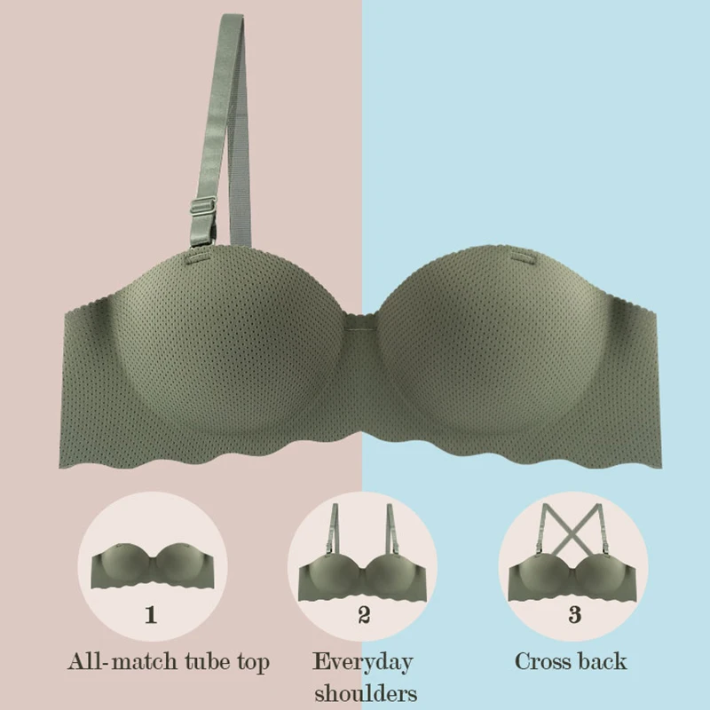 Sexy Push Up Bra for Women Sweet Wireless Brassiere Breathable