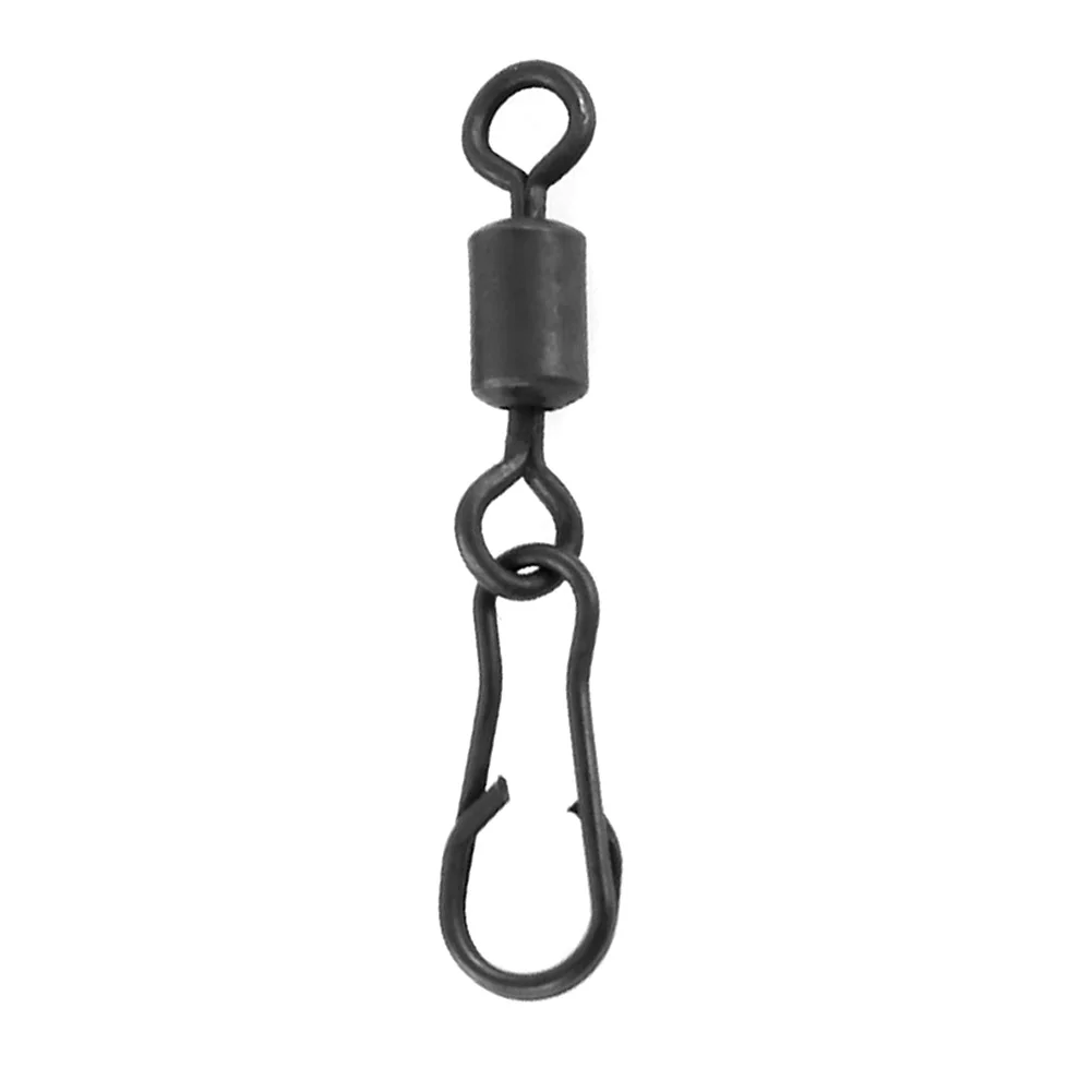 

20pcs Carp Fishing Swivels Quick Change Hooklink Clips Link Rig Rings Bait Tackle 26mm Steel Swivel Outdoor Fishing Accessories