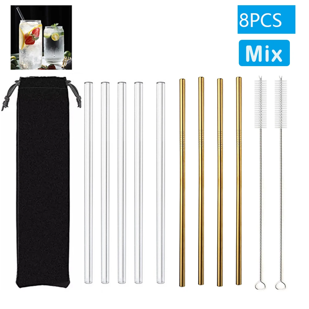 8Pcs Mixed Metal A