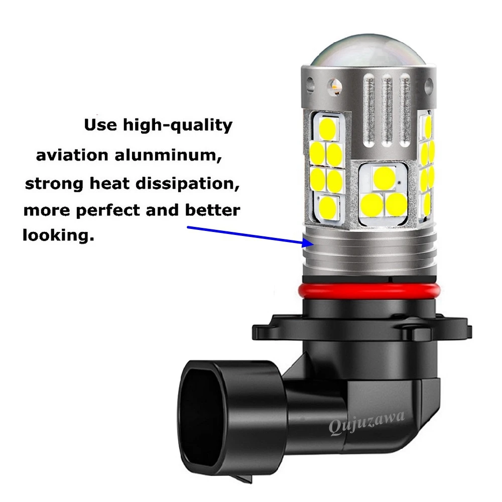 2Pcs H11 LED Bulbs H8 P13W 9006 HB4 9005 HB3 High Quality 3030 Auto Front Fog Lamps Car Anti Fog Lights Foglamps 6000K White