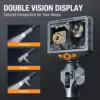TESLONG TD500 6.5MM Dual Lens Articulating Borescope 1080P 5 Inch IPS Screen Two Way 360° Steering Endoscope Camera with WIFI 2