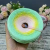Organic Cotton Cake Line Gradient Color Baby Wool, DIY Handmade Knitting Line, Crochet Line, Shawl Long Skirt Sweater, 300g/Ball 2