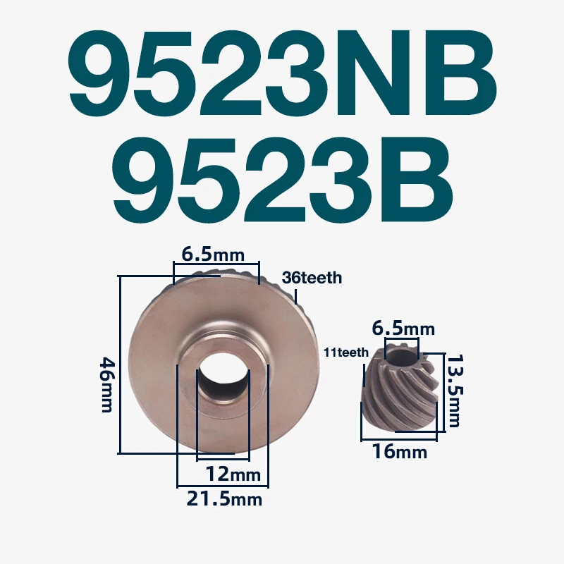Детали шестерни для Makita 9523NB 9523B