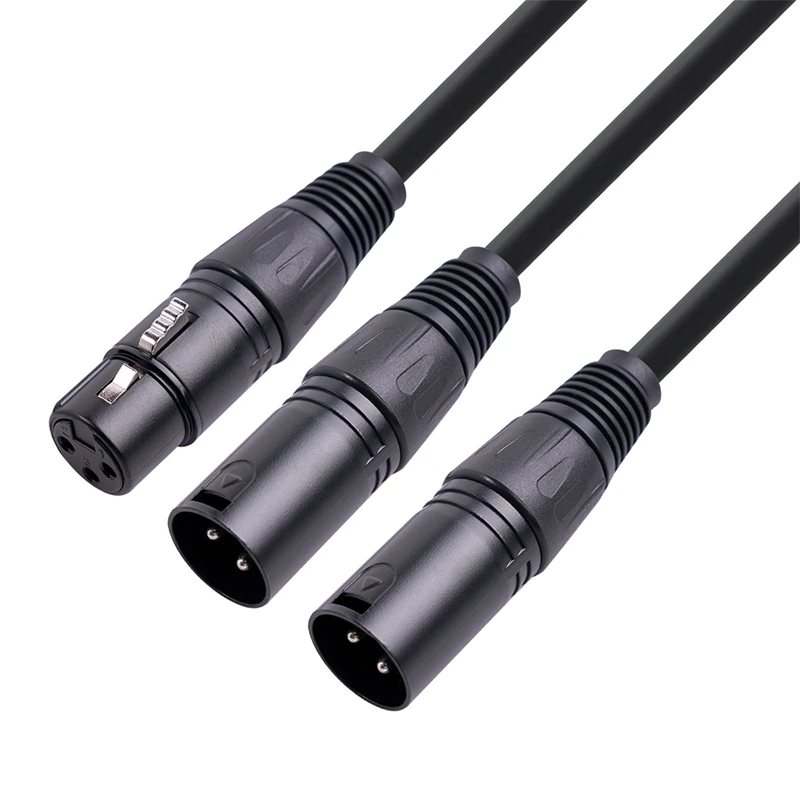 XLR ø ̺, 3  XLR - XLR  ġ Y ̺ 뷱 ũ ø ڵ  Adaptor-50Cm