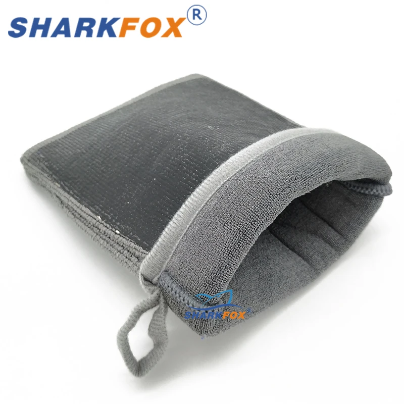 Sharkfox Soft Microfiber Car Wax Applicator Wax Foam Applicator Pad For Apply and Remove Car Cleaning Pad Towel Cloth Eraser